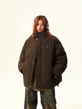 Stand-Up Collar Oversized Puffer Jacket
