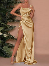 Slit High Waist Long Dress