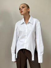 Loose Plaid Office Blouse