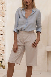 Linen Relaxed Everyday Blouse
