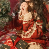 Lazy Style Thickened Loose Retro Christmas New Year Sweater Sweaters-L