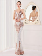 Flash fishtail evening dress