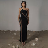 One Shoulder Backless Dress