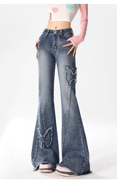 Street Style Micro-flare Trousers