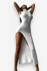 Mid-length open leg Dress