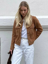 Brown Single Breasted Slim Coat