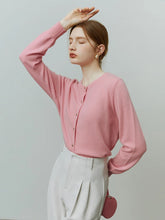 Casual Solid Knit Early Autumn Cardigan