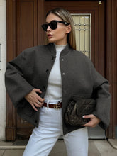 Loose Single Breasted Spring Coat