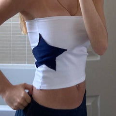 Off-Shoulder Stripe Knit Top