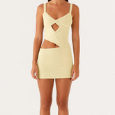 Sexy Y2K Cutout Spaghetti Bodycon Dress