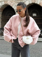 Patchwork Knit Cardigan Coat