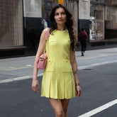 Pocket Knit Sleeveless Mini Dress