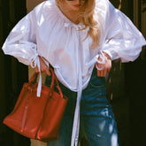 Solid Color Kawaii Babydoll Blouse