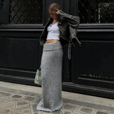 Splice Lace Up Braid Leather Coat