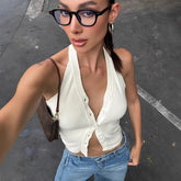 Cross Tie Street Knit Top