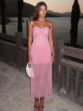 Ribbed Button Knit Bodycon Maxi Dress