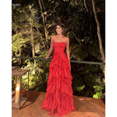 Lace A-Line Zip Long Vacation Dress