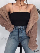 Amy Fashion - Basic Spaghetti Strap Tank Top