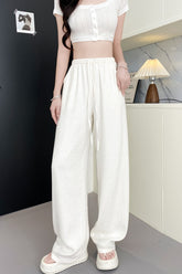 Linen Minimalist Relaxed Straight Leg Pants