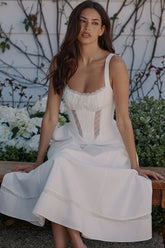 Ditsy Floral Slim Fit Slip Dress