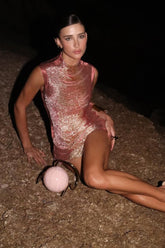 Pink Bandage High-Quality Party Party Dress