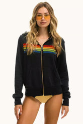 Rainbow Long Sleeve Casual Hoodie