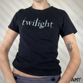 Letter Graphic Y2K Vintage Harajuku Short Sleeve Summer Baby Tee Crop Top Black / S