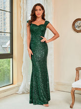 High Pressure Sequined Evening Dress