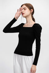 Modal Square Neck Slim Long Sleeve Base Layer