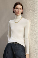 Seamless Wool Turtleneck Base Layer