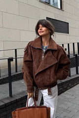 Elegant Short Melanoid Jacket