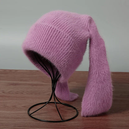 Cashmere Knitted Ear Protection Hat - High-end Gift