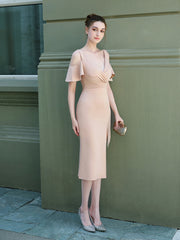 Short hot diamond irregular evening dress