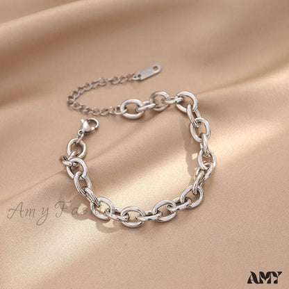 14K Gold Simple Chain Bracelet