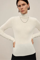 Seamless Wool Turtleneck Base Layer
