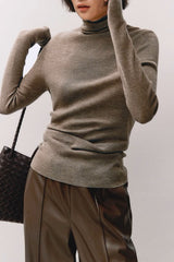 Soft Wool High Neck Fitted Base Layer