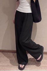 Linen Minimalist Straight Leg Pants