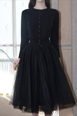 Merino Wool Slim Warm Crew Neck Long Sleeve Cardigan