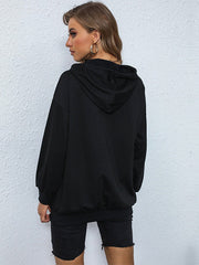 College Style Letter Print Sweatshirt