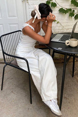 High-Street Retro Straight Leg Wide-Leg Jeans