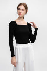Modal Square Neck Slim Long Sleeve Base Layer