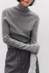 Soft Wool High Neck Fitted Base Layer