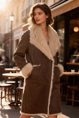 Long Double-Sided Reversible Winter Elegant Coat