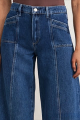 Stretch Bootcut Wide Leg Casual Jeans