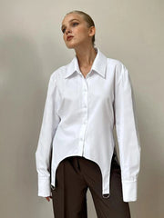 Loose Plaid Office Blouse