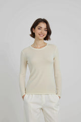 Slim 100% Wool Crew Neck Casual Base Layer
