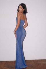 Halter Neck Tie-Back Cutout Party Dress