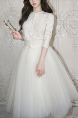 Merino Wool Slim Warm Crew Neck Long Sleeve Cardigan