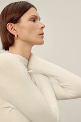 Wool Seamless Mock Neck Base Layer