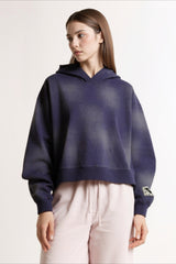 Washed Vintage Cropped Hoodie